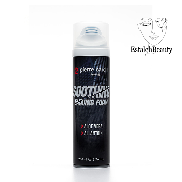 فوم اصلاح ملایم پیرکاردین – آلوئه ورا و آلانتوئین | Pierre Cardin Soothing Shaving Foam Aloe Vera & Allantoin – 200ml