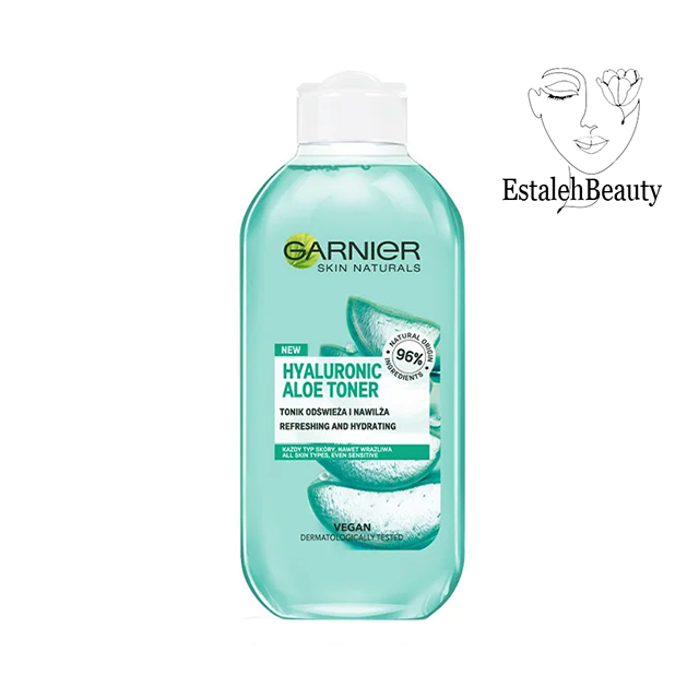 تونر پوست صورت گارنیه  عصاره آلوئه ورا بوتانیکال - Garnier