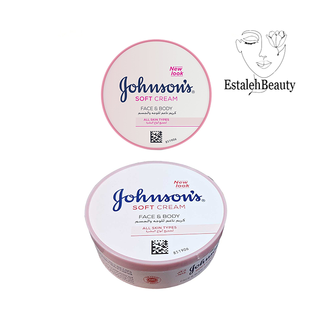 کرم مرطوب کننده جانسون Johnsons 200ml