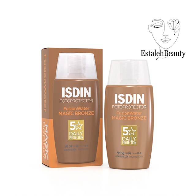ضدآفتاب فیوژن واتر ایزدین BRONZE حجم 50ML