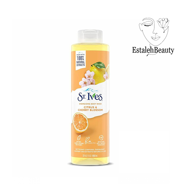 شامپو بدن انرژی‌زا سینت ایوز – پاکسازی و طراوت‌بخش پوست | St.Ives Energizing Body Wash – 650ml