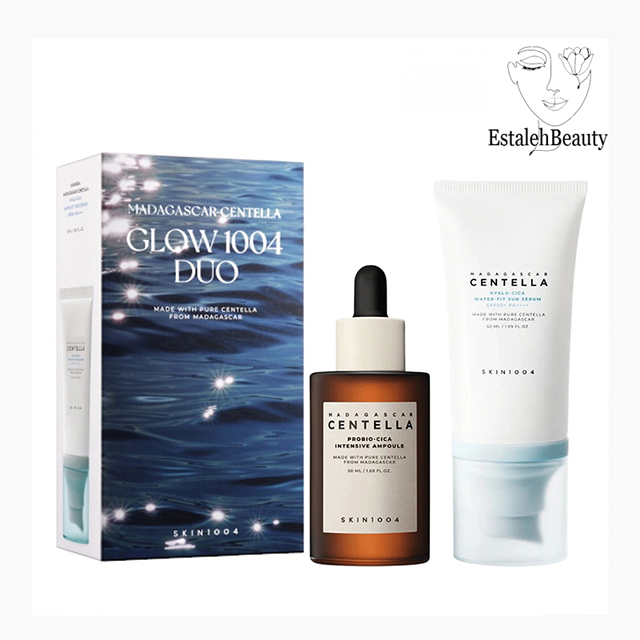 ست ضدآفتاب و سرم پروبیوتیک سنتلا ماداگاسکار اسکین1004