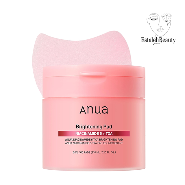پد تونر روشن‌کننده نیاسینامید ۵٪ و TXA آنوا ۲۱۰ میل (ضد لک و یکنواخت‌کننده)
