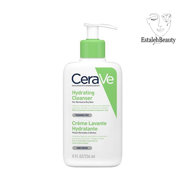 شوینده آبرسان کرمی به فومی سراوی مناسب پوست نرمال تا خشک 236 میلی‌لیتر