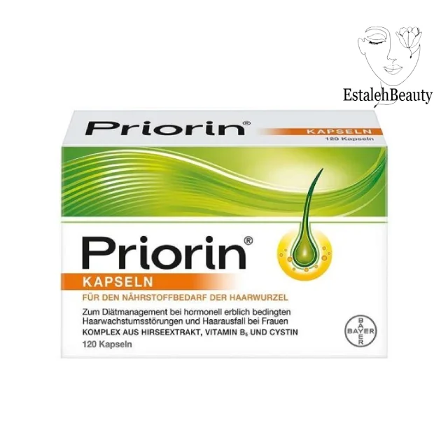 پریورین کپسول تقویت کننده مو و کاهش ریزش مو 90، 120 و 270 عددی
