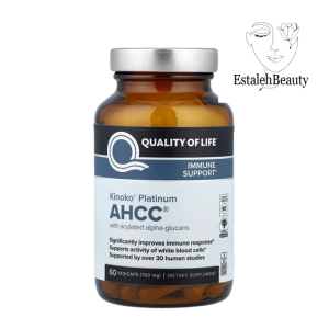 قرص پلاتینیوم کوالیتی آف لایف  ۶۰ عددی - AHCC