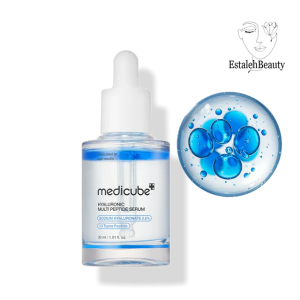 سرم هیالورونیک و مولتی پپتید مدی‌کیوب ۳۰ میل