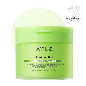 پد تونر تسکین‌دهنده قرمزی آزالئیک ۱۰٪ و هیالورون آنوا ۲۳۰ میل (مناسب پوست حساس)