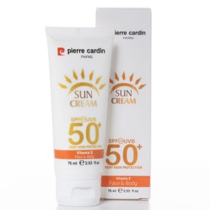 کرم ضد آفتا ب پیرکاردین کد 8680570516334 Pierre Cardin Sun Cream 50+ SPF Very High Protection