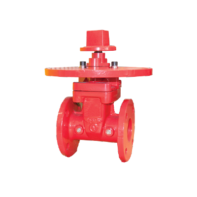 resilient seated nrs type gate valve-flange ends fig 322ff شیر دروازه ای سیت ارتجاعی دوسر فلنج ان ار اس