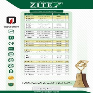 لیست قیمت اعلام حریق زیتکس