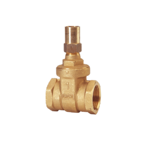 bronze gate valve with lockshield fig 3154