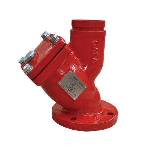 y strainer flange--groove ends fig 70fg