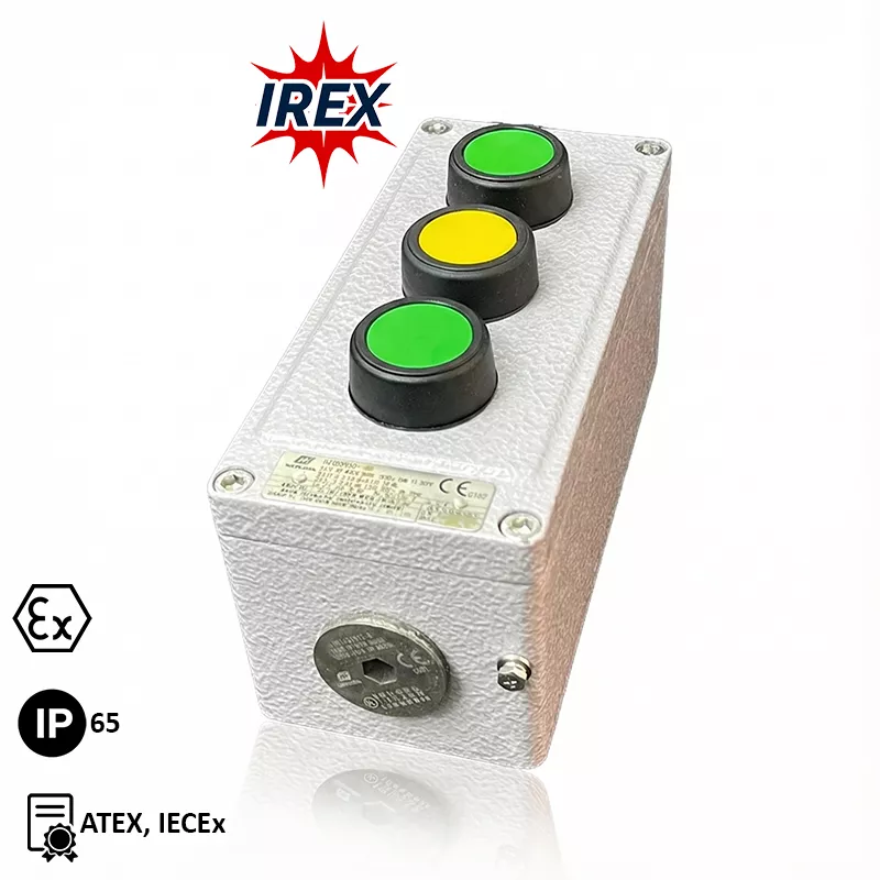 کلید فرمان سه‌خانه ضد انفجار وارُم| مدل BZC8050-A3