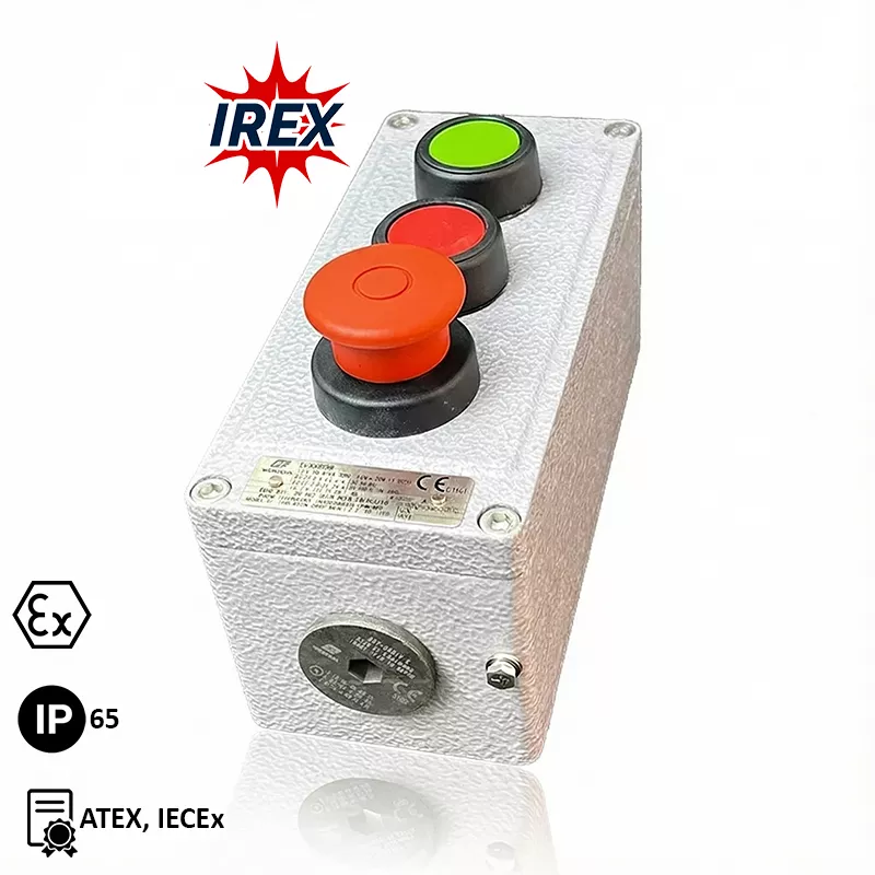 کلید فرمان سه‌خانه ضد انفجار وارُم| مدل BZC8050-A3