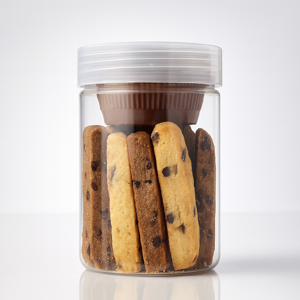 کوکی نیویورکی مدادی با کوکی قهوه ای مدادی با دیپ شکلات