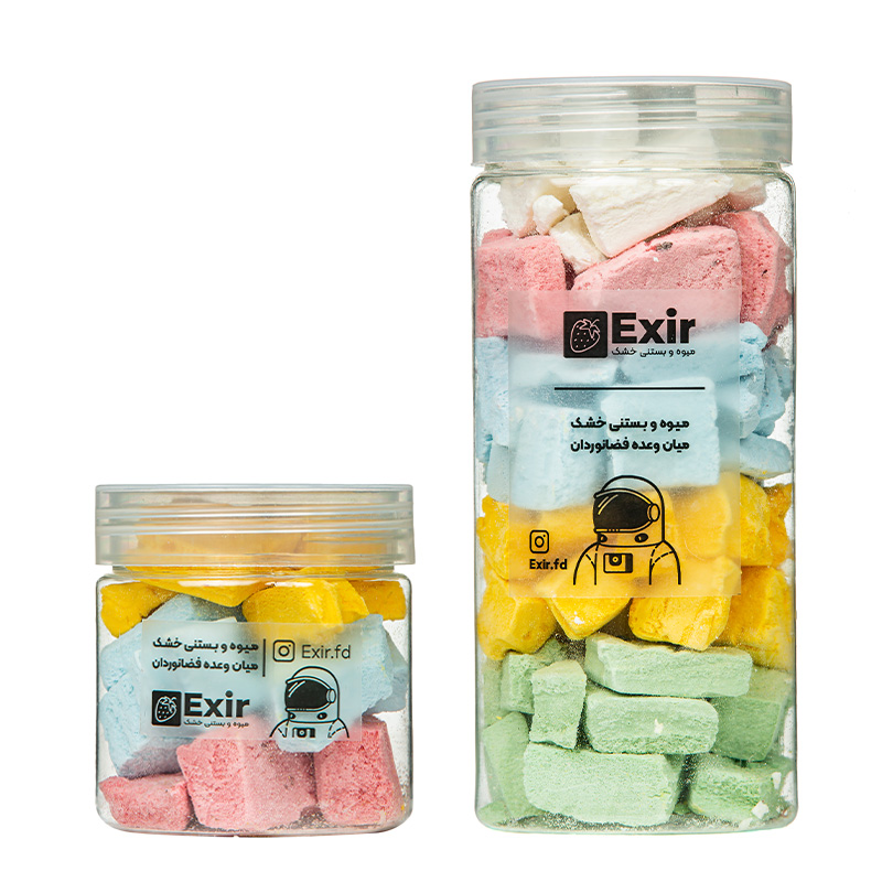 بستنی خشک مخلوط میوه ای