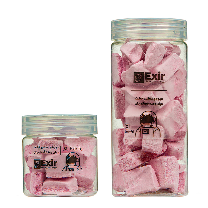 بستنی خشک توت فرنگی