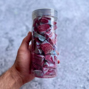 بستنی خشک بلوبری شاتوت
