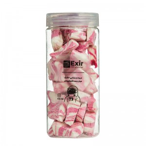 بستنی خشک وانیل توت فرنگی