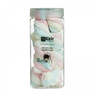 مارشمالو خشک پیچ پیچی