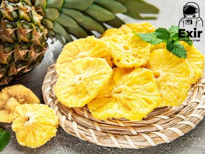 آناناس خشک؛ یک برش از استوا در کیف شما