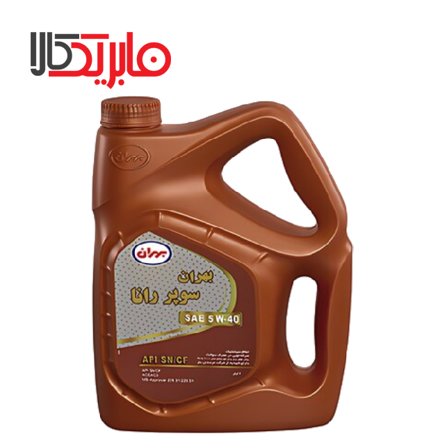 روغن موتور بهران مدل سوپر رانا 5W40 SN حجم 4 لیتر
