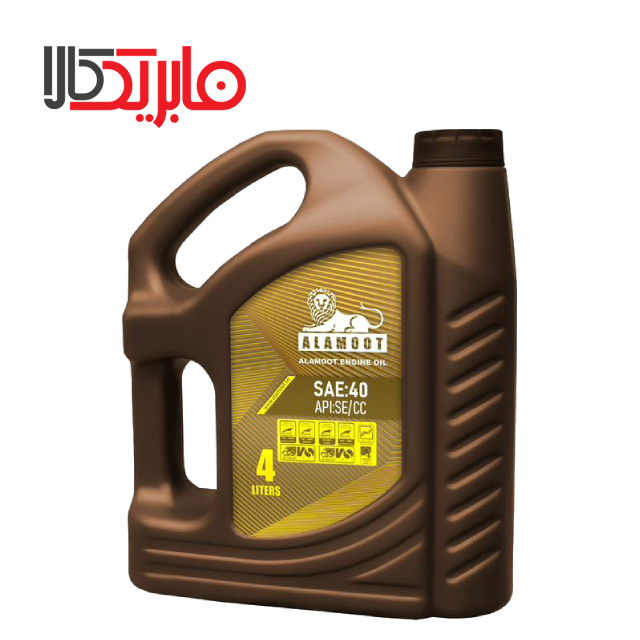 روغن  موتور 40 الموت حجم 4 لیتر
