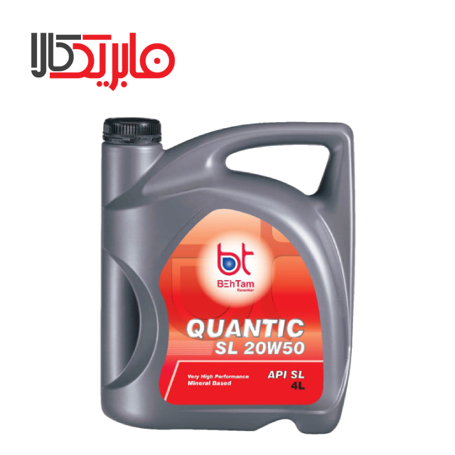 روغن بهتام مدل Quantic 20W50 حجم 4 لیتر