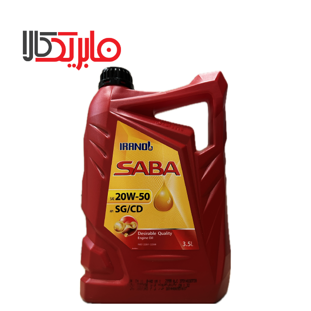 روغن موتور ایرانول مدل صبا SG حجم 3.5 لیتر
