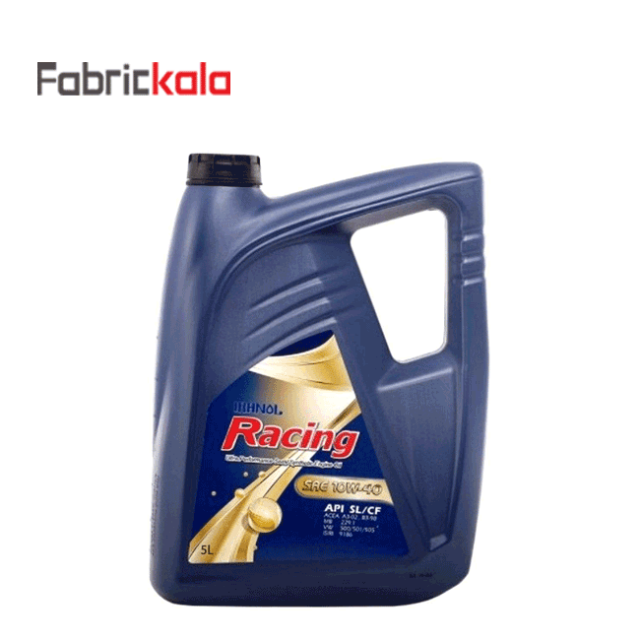روغن موتور ایرانول مدل ریسینگ 10W40 SL/CF  حجم 5 لیتر