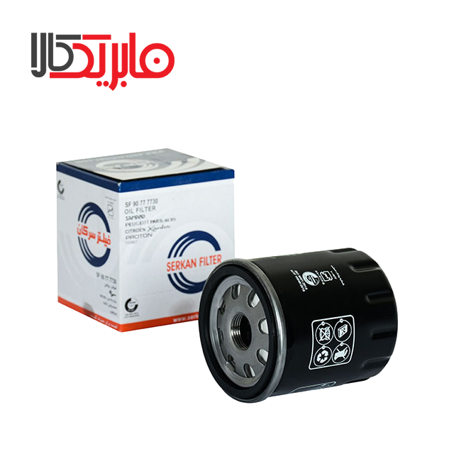 فیلتر روغن خودرو سرکان مدل  SF 7730 مناسب برای پژو 405، سمند، زانتیا 1800 سی سی