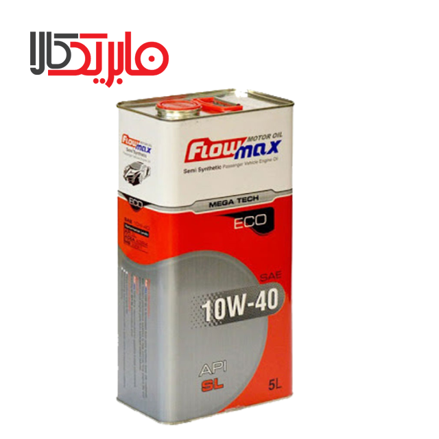 روغن موتور فلومکس  مدل Mega Tech  ECO 10W40 SL حجم 5 لیتر