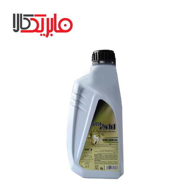 روغن موتور 8000ایرانول 20W50 SG حجم 1 لیتر ( پلاستیکی)