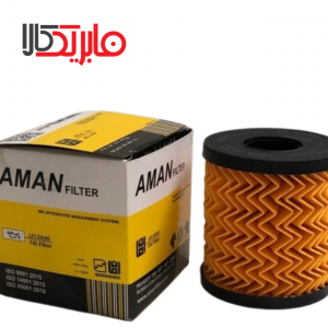 فیلتر روغن امان فیلتر مدل  0105 مناسب برای پژو 206،207 407، 2008، اچ سی کراس، رانا و تارا