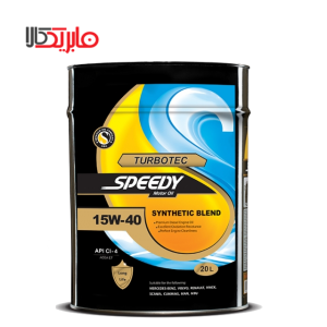 روغن موتور دیزلی اسپیدی مدل توربوتک 15W40 CI4 حجم 20 لیتر