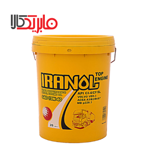 روغن موتور دیزلی ایرانول تاپ انجین مدل  15W40 حجم 20 لیتر