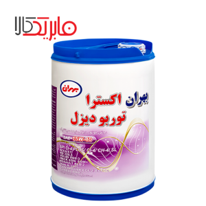 روغن موتور دیزلی بهران مدل اکسترا توربو دیزل 15W40 CI4/CH4 حجم 20لیتر