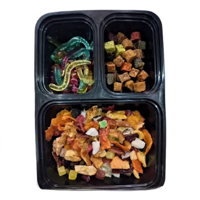 آجیل میوه سه تیکه طلوع سبز (500 گرم)