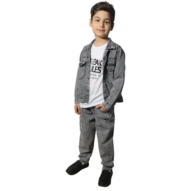 ست سه تیکه زغالی کودک کساء