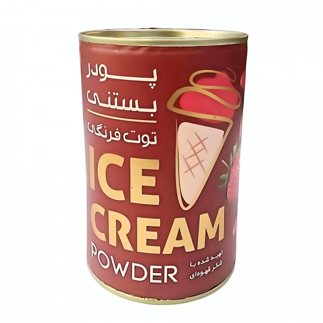 پودر بستنی توت فرنگی ماهان (400 گرم)