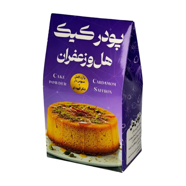 پودر کیک هل و زعفران نیکا (450 گرم)