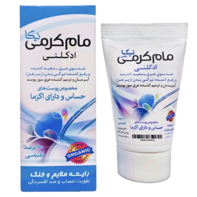 مام‌ کرمی رایحه ادکلنی خنک - آبی نیکا (30 گرم)