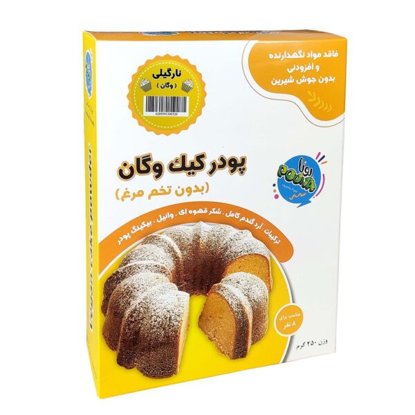 پودر کیک وگان نارگیلی پونا (450 گرم)