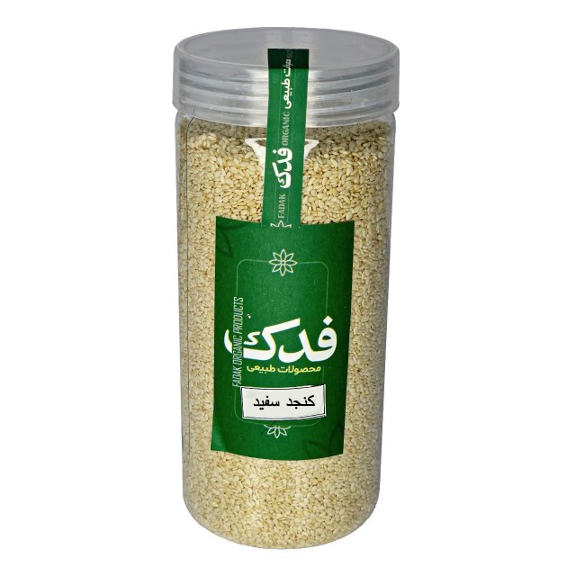 کنجد سفید فدک سبز (400 گرم)