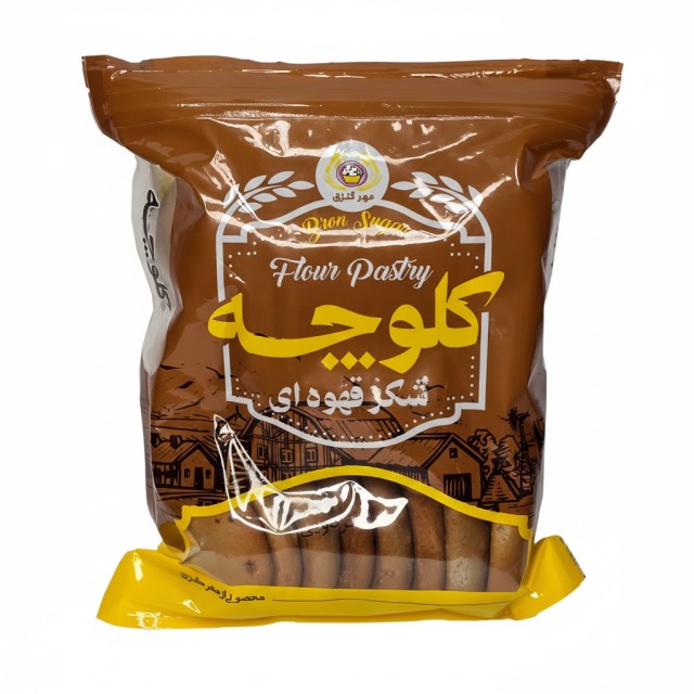 کلوچه شکر قهوه ای گردویی مهر گنزق (500 گرم)