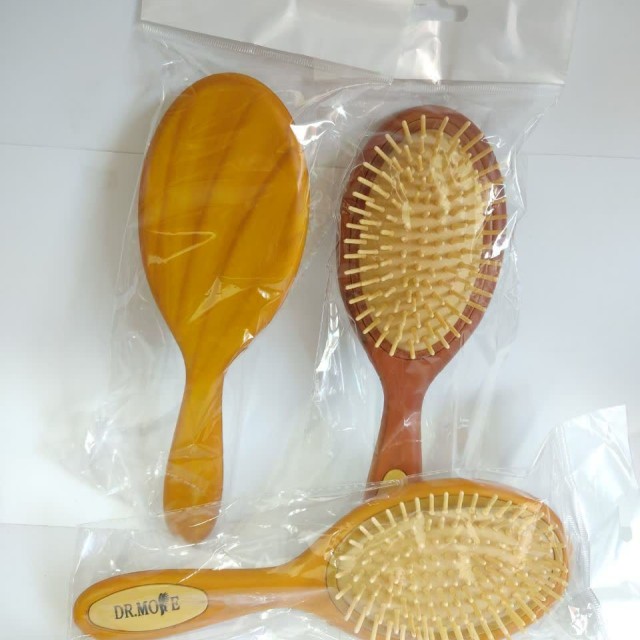 برس چوبی دندانه تیز نسکافه ای (بدون جعبه)