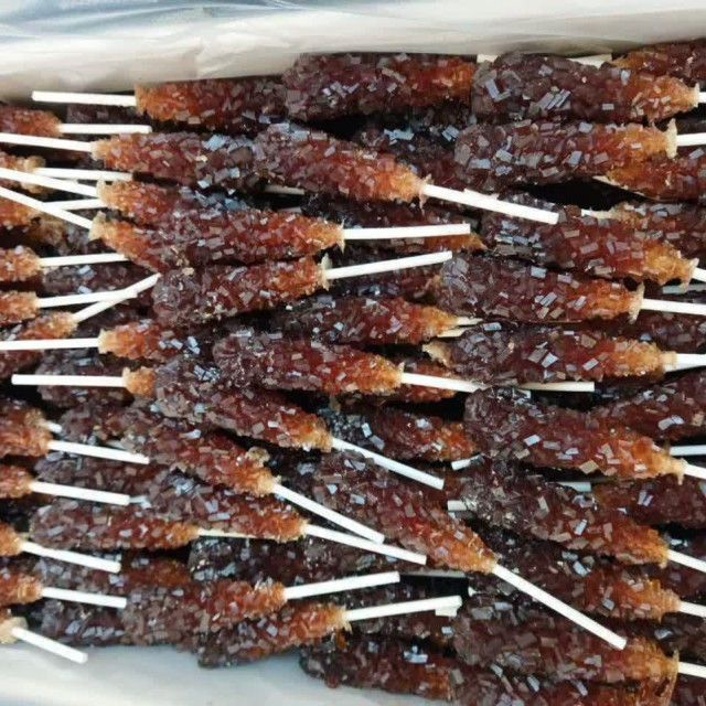 نبات قهوه ای نیشکری نی دار (400 گرم)