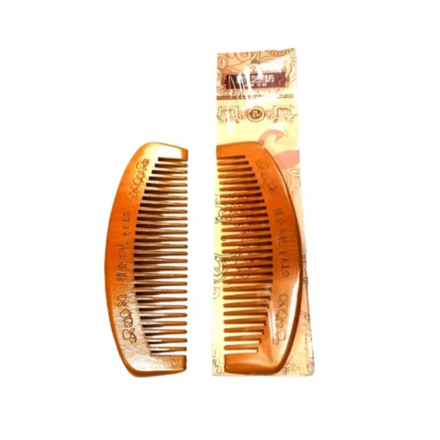 شانه چوبی سنتی (دندانه درشت بدون دسته)