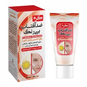 کرم ضدآفتاب بی رنگ نیکا (50 گرم)